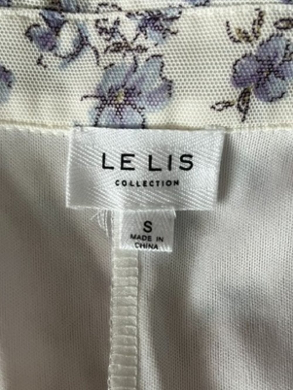 LE LIS PATCHWORK FLORAL DRESS - Picture 4 of 4